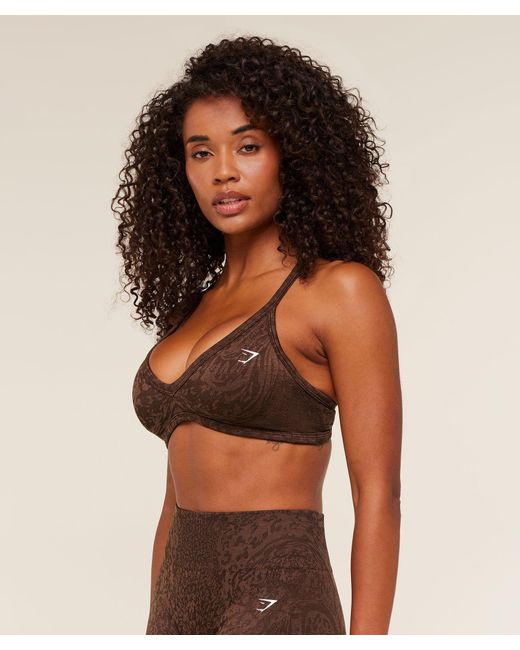 GYMSHARK Red Adapt Animal X Whitney Sports Bra