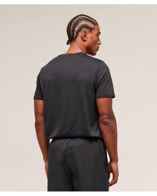 GYMSHARK Black Arrival T-Shirt for men