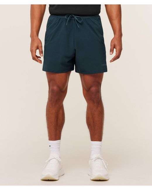 GYMSHARK Blue Active Rest 6" Shorts for men