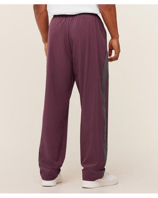 GYMSHARK Purple Collegiate Tech Pants for men