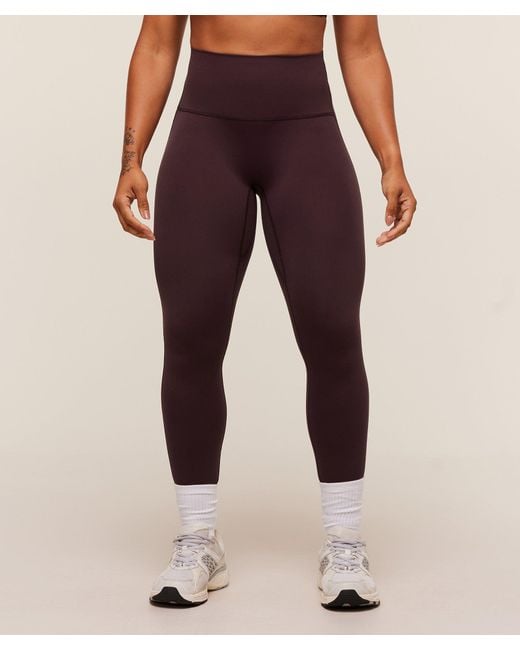 GYMSHARK Women's Purple Legacy Logo Leggings