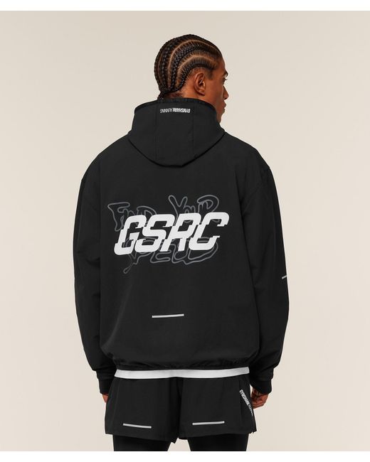 GYMSHARK Black Find Your Speed Hoodie for men