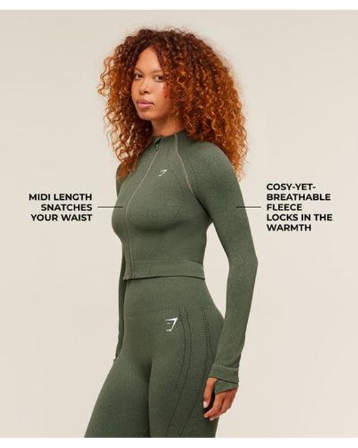 GYMSHARK Green Vital Warm Jacket