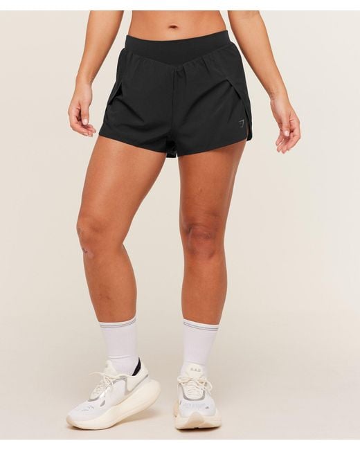 GYMSHARK Blue Running Elite 4" Loose Fit Shorts