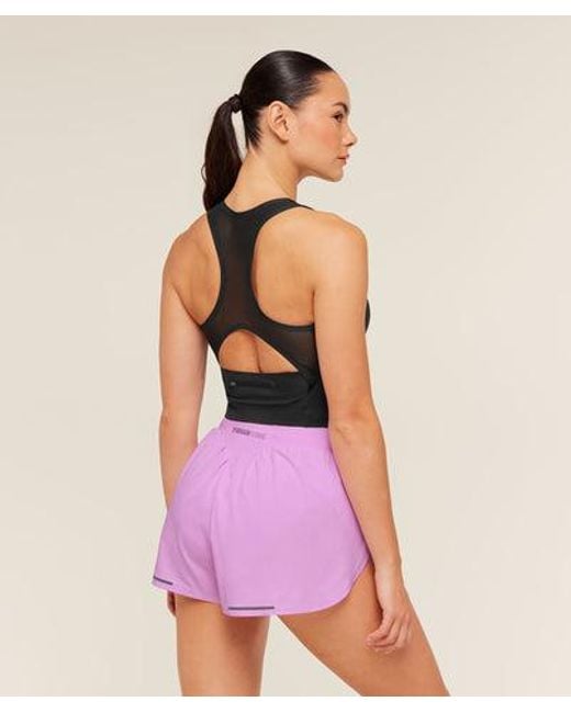 GYMSHARK Black Running Elite Bodyfit Tank