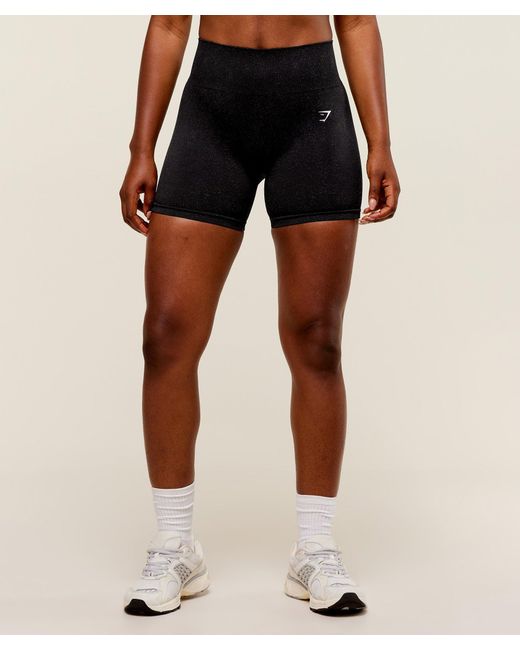 GYMSHARK Blue Adapt Fleck Seamless Shorts
