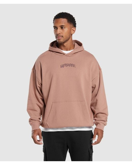 GYMSHARK Pink World Tour Hoodie for men
