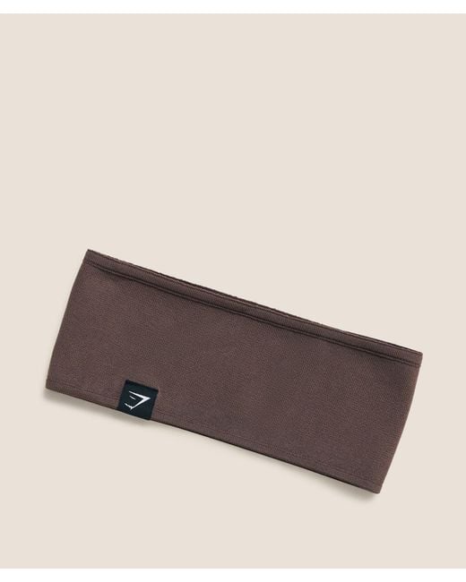 GYMSHARK Brown Diffuse Single Layer Sweat Headband