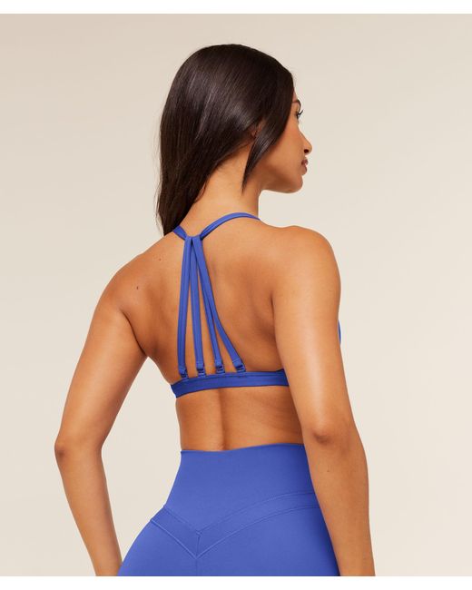 GYMSHARK Blue Minimal Sports Bra