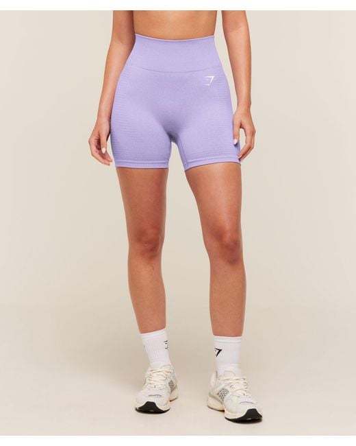 GYMSHARK Blue Vital Seamless 2.0 Shorts