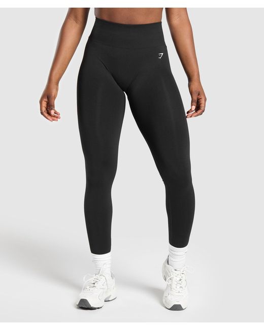 GYMSHARK Black Everyday Seamless Leggings