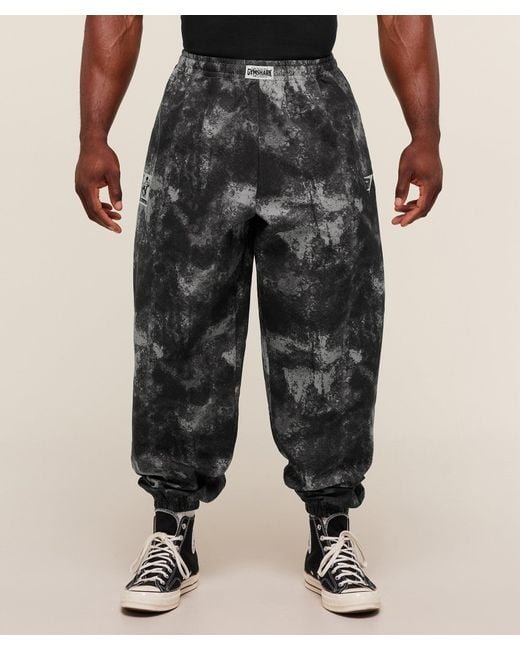 GYMSHARK Black Pumper Pants for men