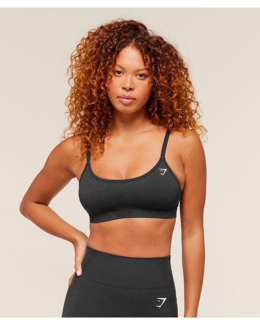 GYMSHARK Black Vital Sports Bra
