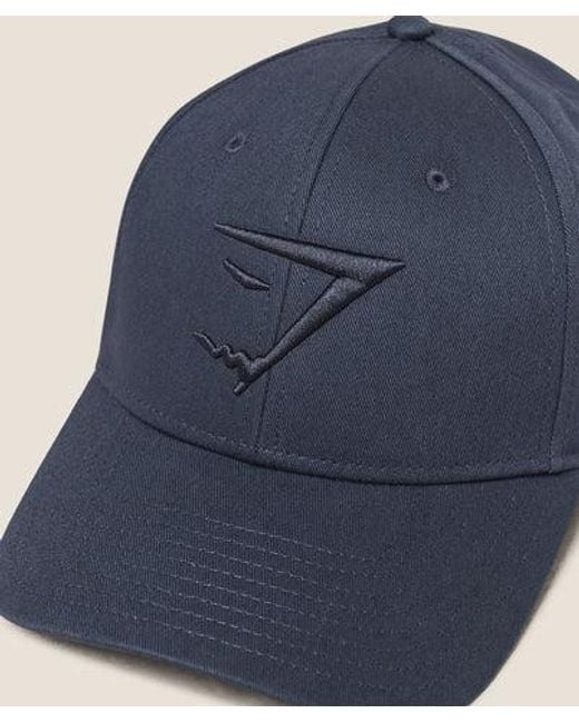 GYMSHARK Blue Sharkhead Cap