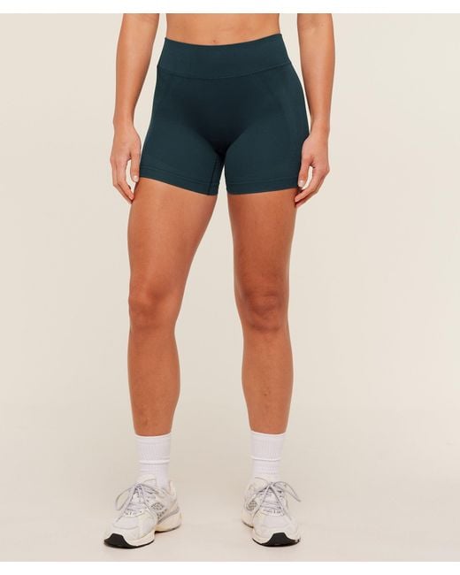 GYMSHARK Blue Weekend Seamless Shorts