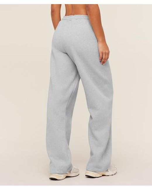 GYMSHARK Gray Cosy Luxe Straight Leg Tall Joggers