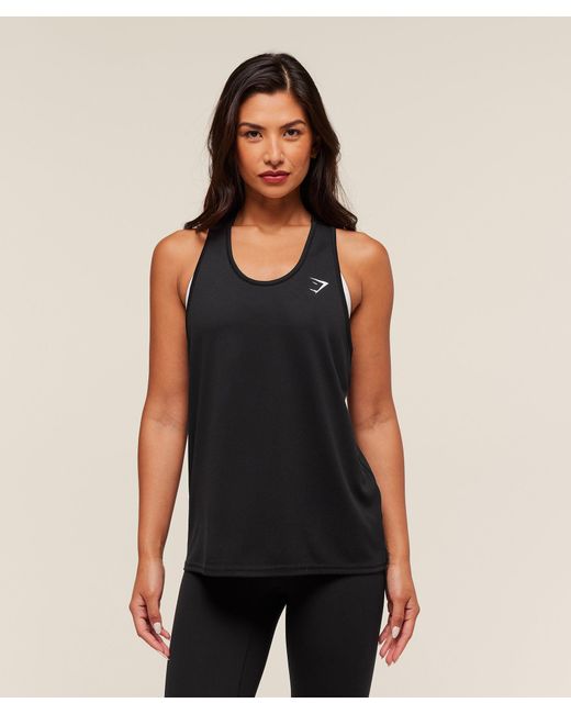 GYMSHARK Black Training Vest