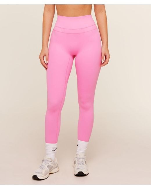 GYMSHARK Pink Whitney Regular Leggings