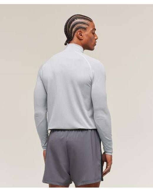 GYMSHARK Gray Vital 1/4 Zip for men