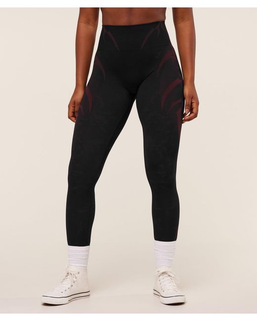 GYMSHARK Black Storm Seamless Leggings