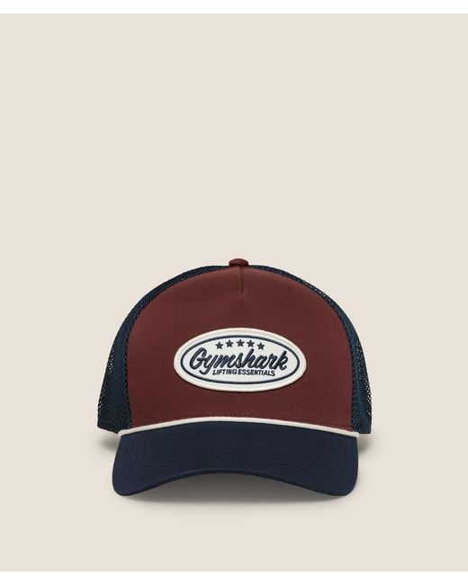 GYMSHARK Blue Trucker Cap