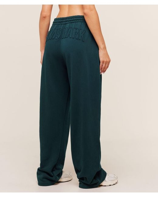 GYMSHARK Women's Blue Power Washed Sweatpants