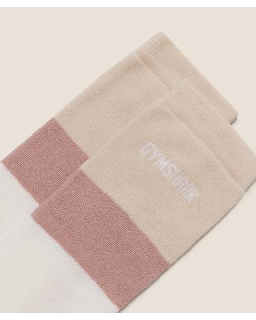 GYMSHARK Natural Slouch Socks