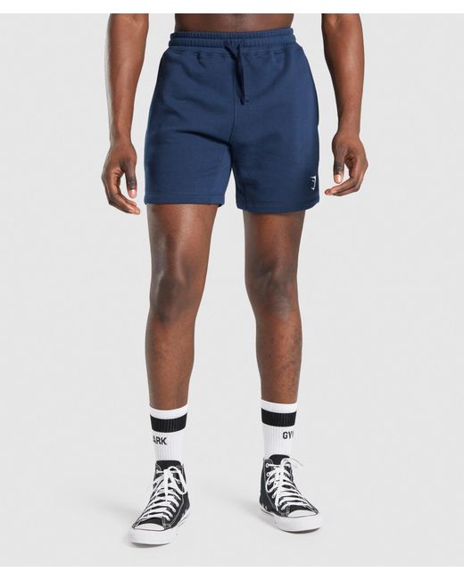 GYMSHARK Blue Crest 7" Shorts for men