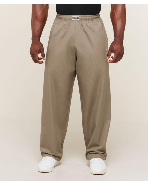 GYMSHARK Natural Straight Leg Pumper Pants for men