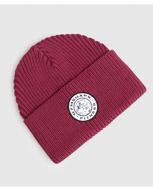 GYMSHARK Red Legacy Deep Cuff Beanie