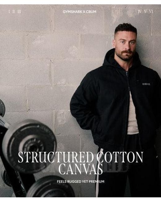 GYMSHARK Black X Cbum Workwear Jacket for men