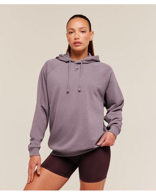 GYMSHARK Purple Pick Up Truck Graphic Hoodie