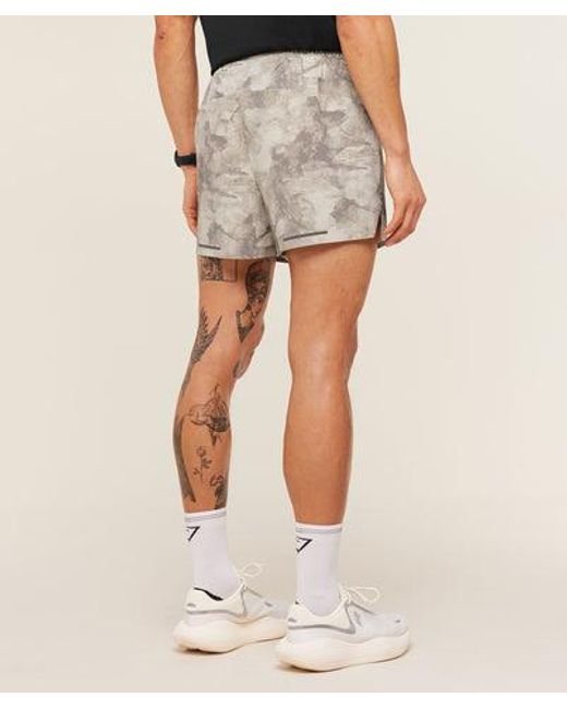 GYMSHARK Natural Running Elite 5" Shorts for men