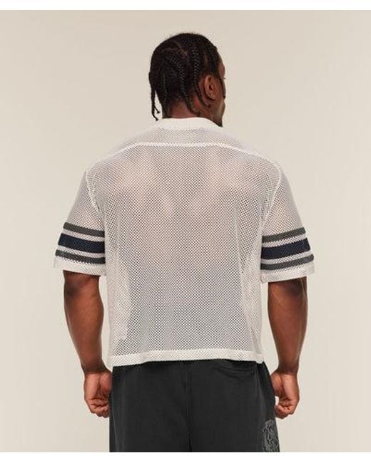 GYMSHARK Natural Collective Mesh Contrast Jersey for men