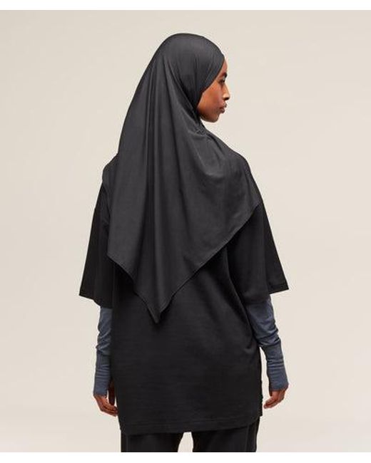 GYMSHARK Black Covered Longline Cotton T-Shirt