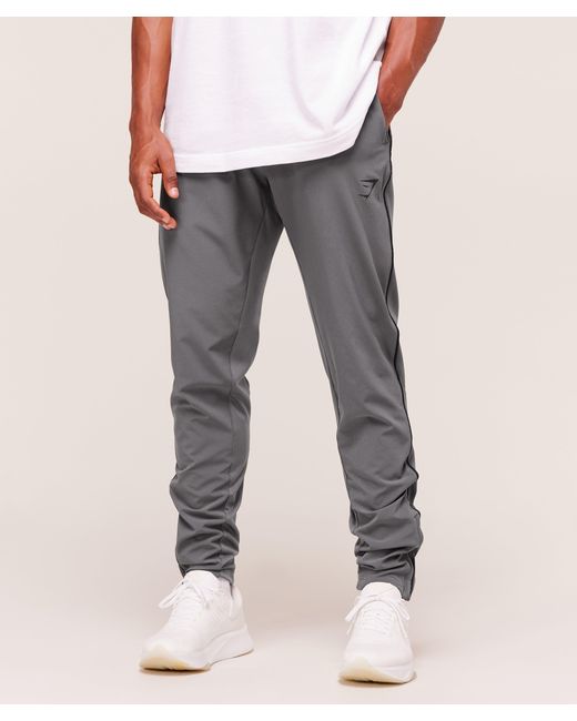 GYMSHARK Gray Arrival Woven Block Joggers for men
