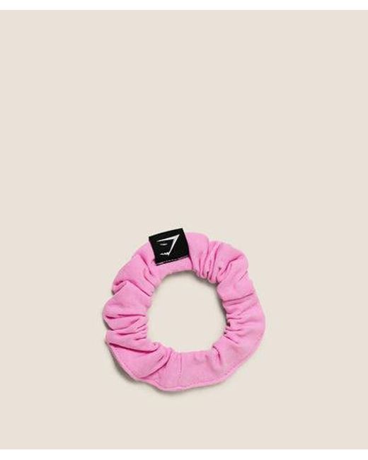 GYMSHARK Pink Vital Scrunchie