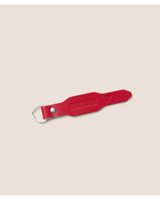 GYMSHARK Red Lifting Belt Keyring