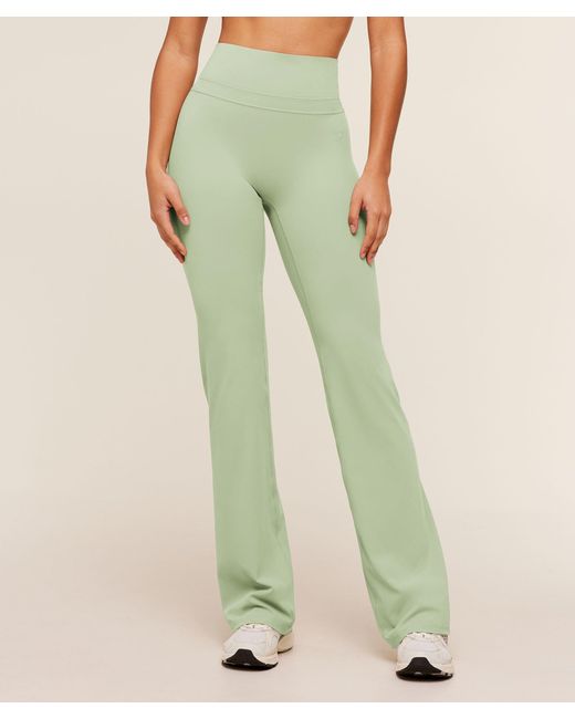 GYMSHARK Green Whitney Tall Flared Legging