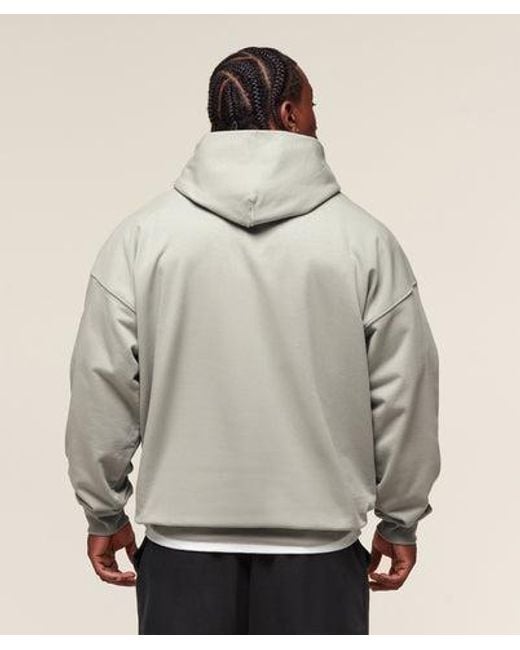 GYMSHARK Gray Prayer Hands Hoodie for men