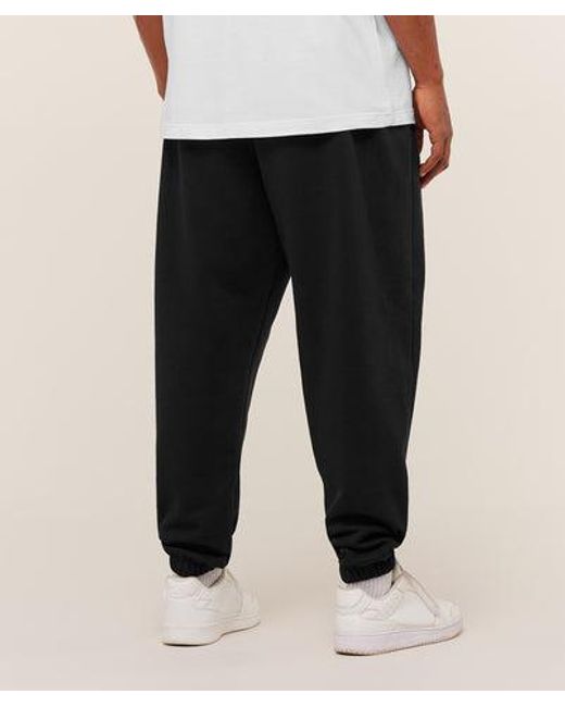 GYMSHARK Black Athletic Division Graphic Joggers for men