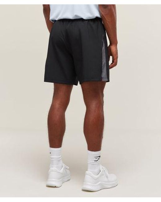 GYMSHARK Black Sport 7" Short for men
