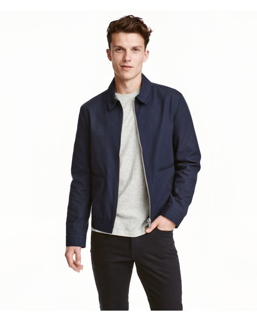 Canvas Jacket in Blue for |