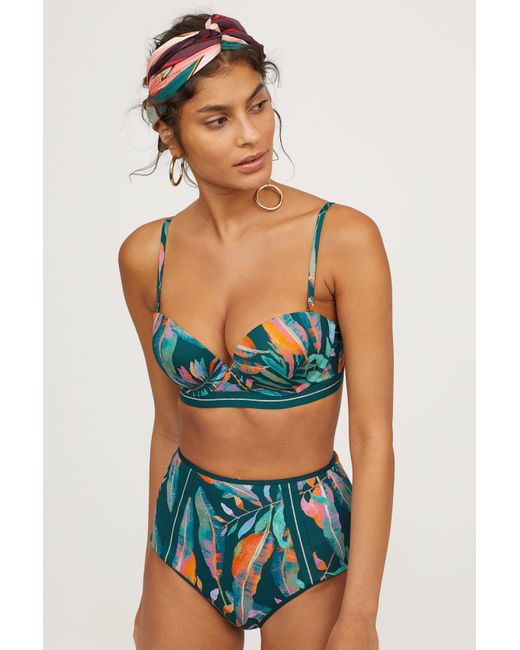 H\u0026M Synthetic Bikini Bottoms High Waist 
