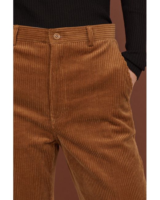 H\u0026M Cotton Wide-leg Corduroy Pants in 