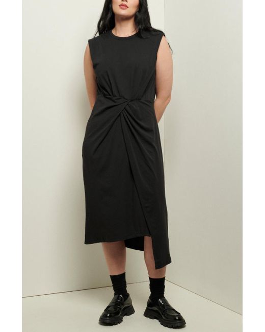 10 Crosby Derek Lam Landry T shirt Dress in Black Lyst