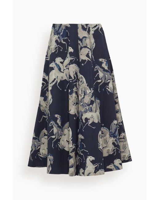 Altuzarra Blue Varda Skirt