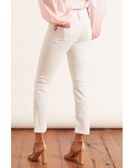 mother the mid rise dazzler ankle jeans