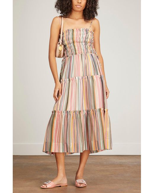 hannah cutout ruffle dress