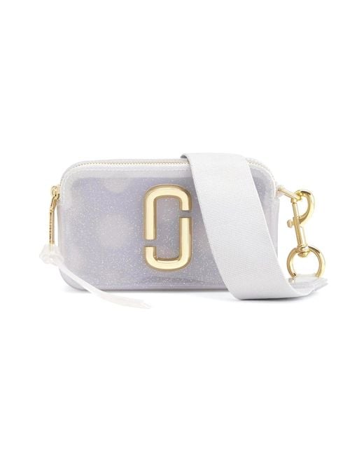Marc Jacobs The Jelly Glitter Snapshot Crossbody Bag in Metallic Lyst